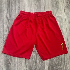 Kids Soccer Sport Red Shorts Size‎ 12